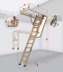 scala retrattile pieghevole in legno super termoisolata ad alta efficienza energetica