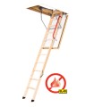 Scala sezionale pieghevole in legno LWF 60 Ignifuga