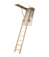 scala retrattile scorrevole in pino  portata 160 kg