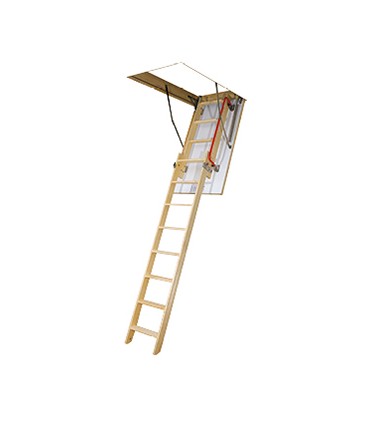 scala retrattile scorrevole in pino  portata 160 kg