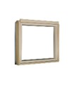 Finestra ad angolo BXP in legno naturale non apribile