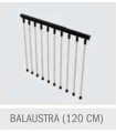 Balaustra Civik Zink 120 cm