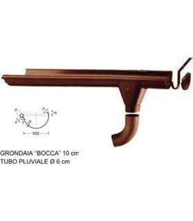 Grondaia kit B per casette con falde da 220 a 259 cm arredo edilizia shop online prezzi più bassi d'italia prova