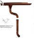 Grondaia kit D per casette con falde da 301 a 349 cm arredo edilizia shop online prezzi più bassi d'italia prova