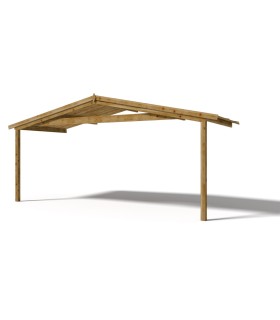 Veranda frontale in legno per giardini a prezzi bassi e spedizione gratuita su arredo edilizia shop Vedi