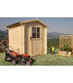 Gaia 190X190 legno naturale grezzo