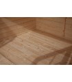 Pavimento legno casetta Mary Kit con perline in Abete grezzo