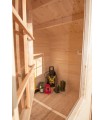 Pavimento legno casetta Malaga Kit con perline in Abete grezzo