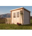 Nina 250X200 legno naturale grezzo