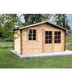 Lisa 400X400 legno naturale grezzo