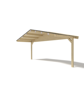 Veranda frontale in legno per giardini a prezzi bassi e spedizione gratuita su arredo edilizia shop Vedi