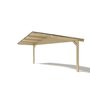 Veranda frontale in legno per giardini a prezzi bassi e spedizione gratuita su arredo edilizia shop Vedi