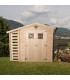 Casette di legno per giardini a prezzi bassi e spedizione gratuita su arredo edilizia shop Ava con legnaia 256X200