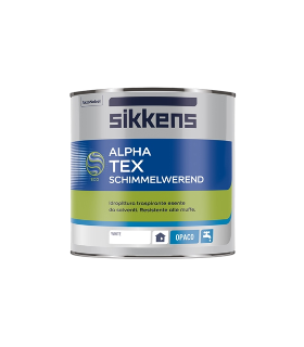 Vendita vernici Sikkens online arredo edilizia shop Italia Europa Olanda Alpha Tex schimmelwerend sf idropittura traspirante