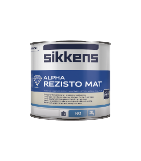 Vendita vernici Sikkens online arredo edilizia shop Italia Europa Olanda Alpha Rezisto Mat idropittura lavabile