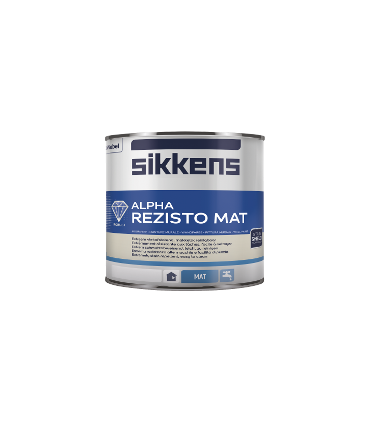 Vendita vernici Sikkens online arredo edilizia shop Italia Europa Olanda Alpha Rezisto Mat idropittura lavabile