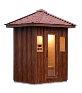 Sauna infrarossi da esterno 3 persone arredo edilizia italia
