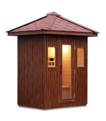 Sauna infrarossi da esterno 3 persone arredo edilizia italia