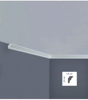cornice in polistirolo per soffitto estruse in polistirene acquista online Bovelacci su arredoedilizia.shop