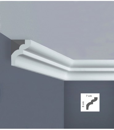 cornice in polistirolo per soffitto estruse in polistirene acquista online Bovelacci ItalStyl su arredoedilizia.shop