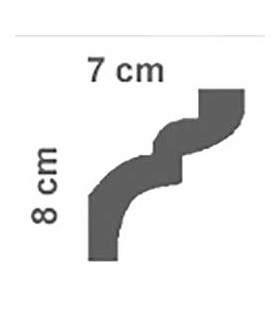 I785 cornice in polistirolo per soffitto estruse in polistirene acquista online Bovelacci ItalStyl su arredoedilizia.shop