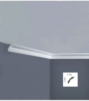 I741 cornice in polistirolo per soffitto estruse in polistirene acquista online Bovelacci ItalStyl su arredoedilizia.shop
