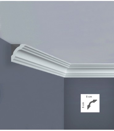 I750 cornice in polistirolo per soffitto estruse in polistirene acquista online Bovelacci ItalStyl su arredoedilizia.shop