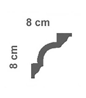 I780 cornice in polistirolo per soffitto estruse in polistirene acquista online Bovelacci ItalStyl su arredoedilizia.shop