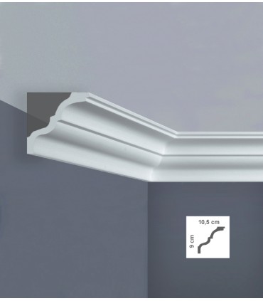 I777 cornice in polistirolo led per soffitto estruse in polistirene acquista online Bovelacci ItalStyl su arredoedilizia.shop