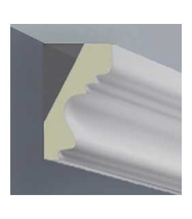 C3322 cornice in poliuretano 4,5*5,5 per soffitto acquista online Bovelacci su arredoedilizia.shop prezzi bassi Italia Europa