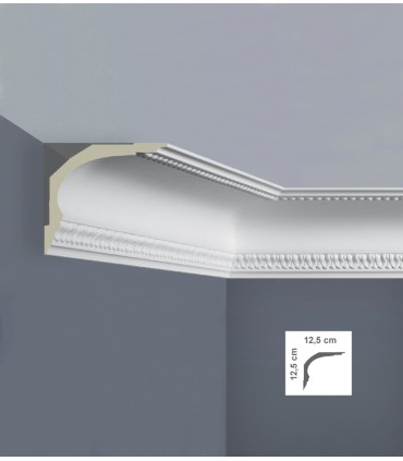 C3006 cornice in poliuretano 12,5*12,5 per soffitto acquista online Bovelacci su arredoedilizia.shop prezzi bassi Italia Europa