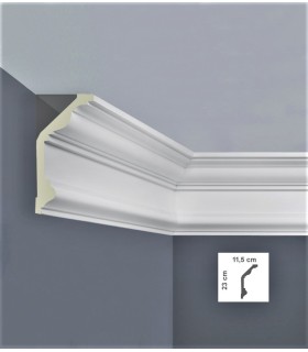 C3332 cornice in poliuretano 11,5*23 per soffitto acquista online Bovelacci su arredoedilizia.shop prezzi bassi Italia Europa