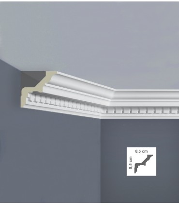 C3002 cornice in poliuretano LED per soffitto acquista online Bovelacci su arredoedilizia.shop prezzi bassi Italia Europa