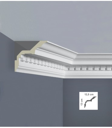 C3005 cornice in poliuretano LED per soffitto acquista online Bovelacci su arredoedilizia.shop prezzi bassi Italia Europa