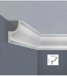C3901 cornice in poliuretano LED per soffitto acquista online Bovelacci su arredoedilizia.shop prezzi bassi Italia Europa