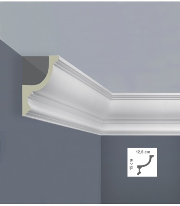 C3901 cornice in poliuretano LED per soffitto acquista online Bovelacci su arredoedilizia.shop prezzi bassi Italia Europa