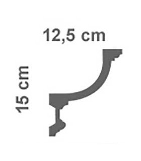 C3901 cornice in poliuretano LED per soffitto acquista online Bovelacci su arredoedilizia.shop prezzi bassi Italia Europa