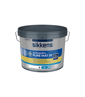 Vendita vernici Sikkens online arredo edilizia shop Italia Europa Olanda Alphapure mat  sf idropittura traspirante
