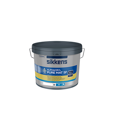 Vendita vernici Sikkens online arredo edilizia shop Italia Europa Olanda Alphapure mat  sf idropittura traspirante