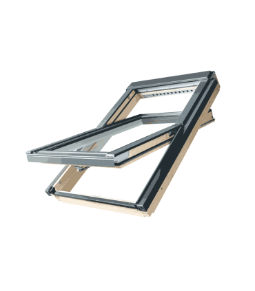 finestra per tetto inclinato a bilico classica in legno naturale su arredoedilizia.shop