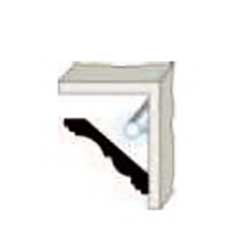 cornice in duropolimero a led per soffitto C3002