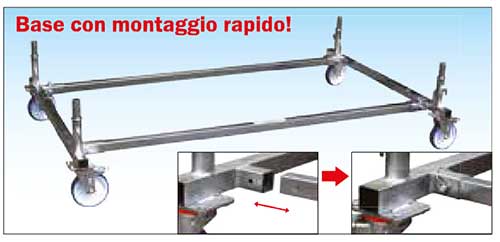 BASE RIGIDA PONTEGGIO