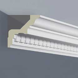 cornice in poliuretano per soffitto