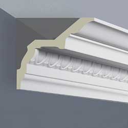 cornice in poliuretano per soffitto