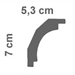 cornice in polistirolo 5,3 X 7