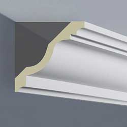 cornice in poliuretano per soffitto