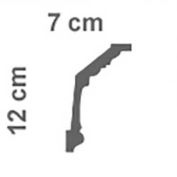 cornice in polistirolo 7 X 12
