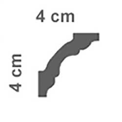 cornice in polistirolo 4 x 4
