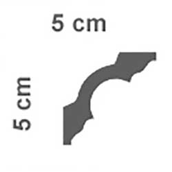 cornice in polistirolo 5 x 5