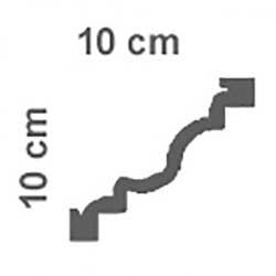 cornice in polistirolo 10 x 10